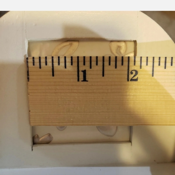 *:  2 Doll size white wooden  Chair/Bench  Picture Photo Frame - Picture 6 of 6